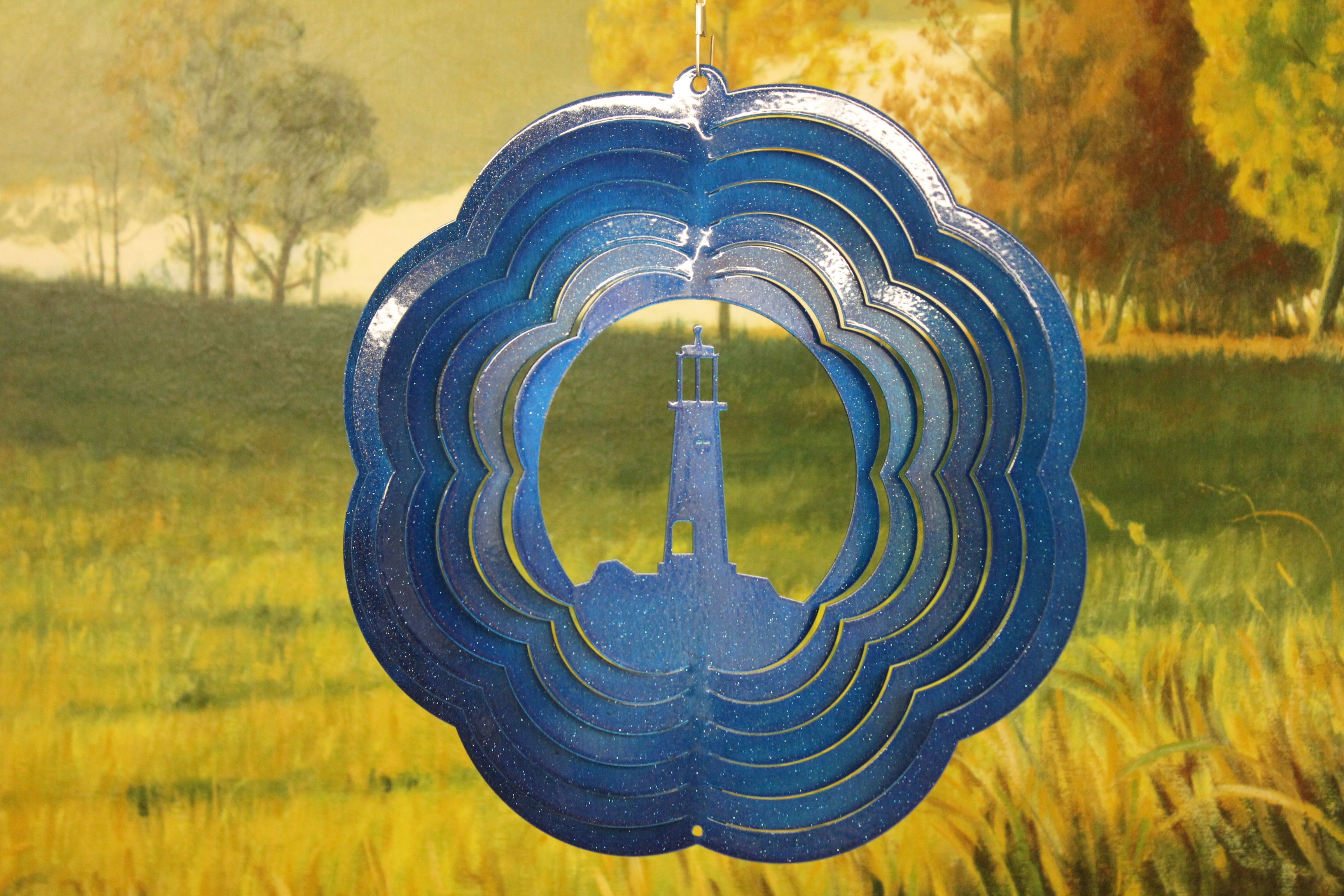 60502-10inchLighthouse-Blue