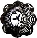 12" Eagle 3D Wind Spinner - Black Starlight 12 inch, wind spinners, 12", made in usa