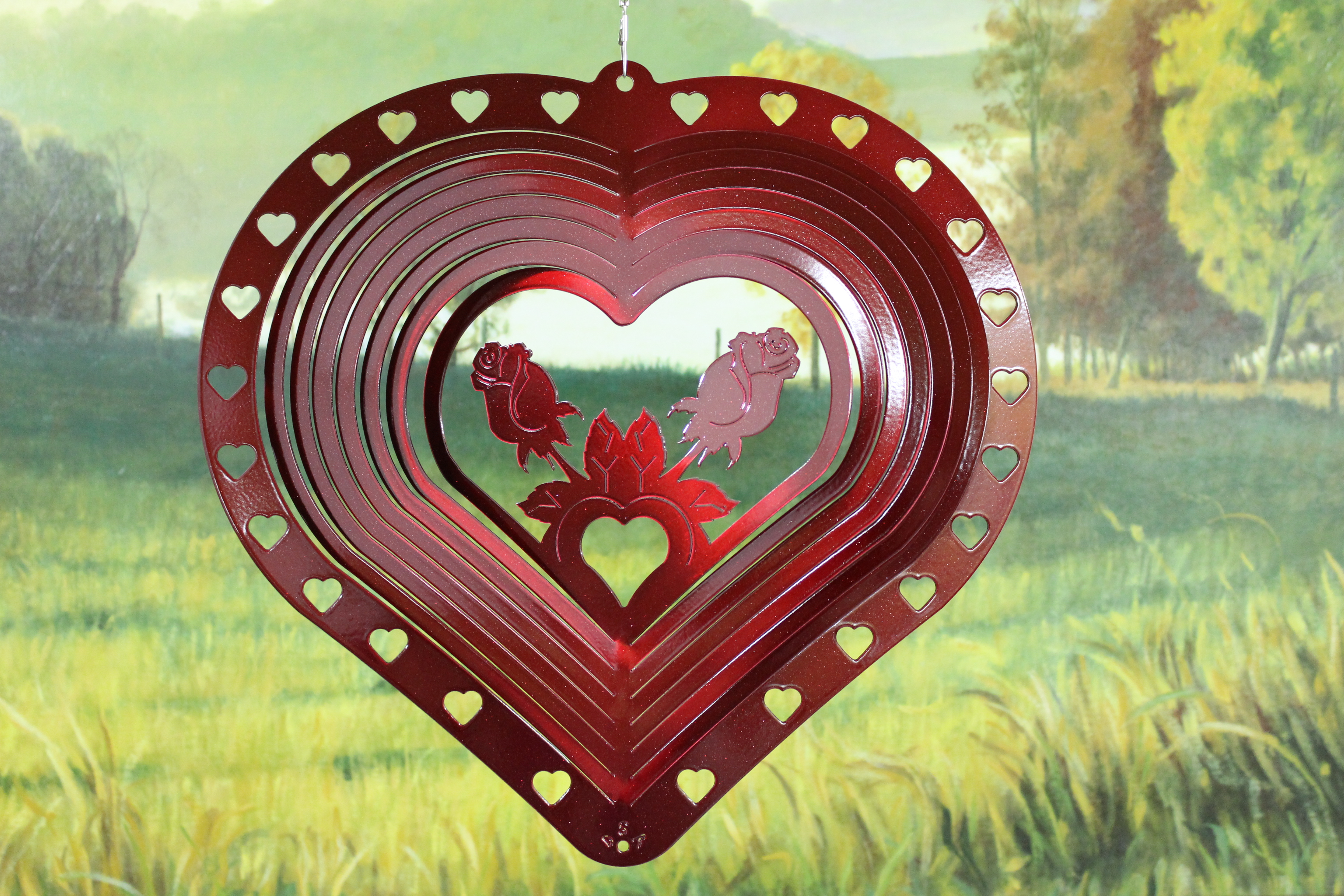 16261-12inchHeartandRoses-RedStarlight