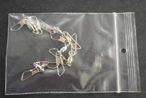 5 Pack - Double Hook Swivel - small swivels